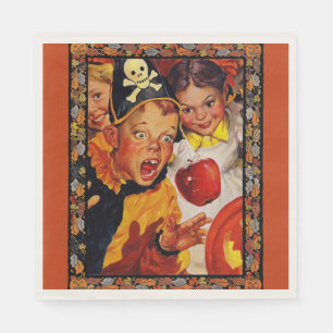 Apple Bobbing Dangers Paper Napkin