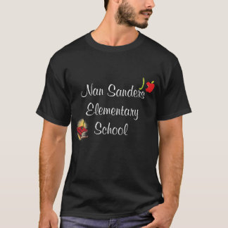 Apple, bookworm for pre-k, Nan San... - Customized T-Shirt