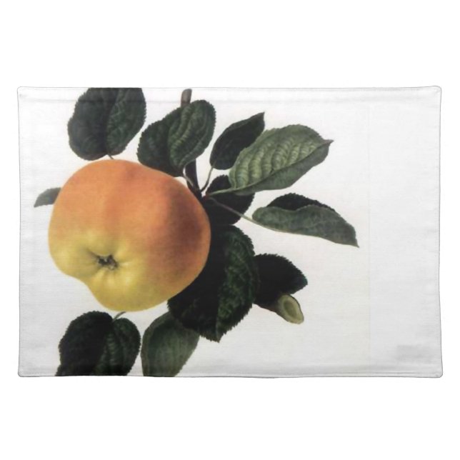 Apple Branch Vintage Style Placemat (Front)