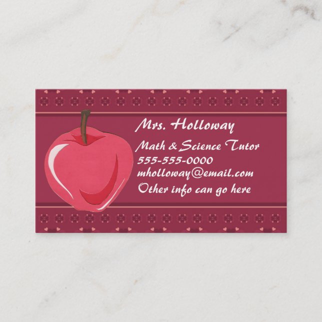 Apple Business Card (Front)