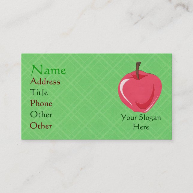 Apple Business Cards (Front)