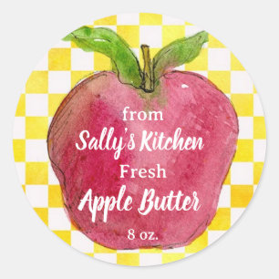 Apple Butter From The Kitchen Of Product Label