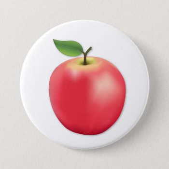 Apple  Button by pomegranate_gallery at Zazzle