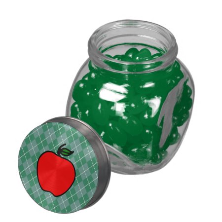 Apple Candy Jar Teacher's Gift