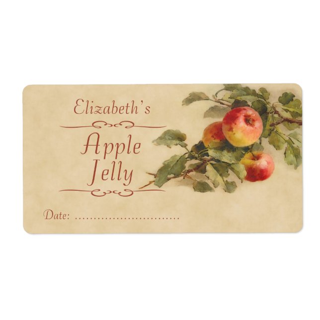 Apple Canning label (Front)
