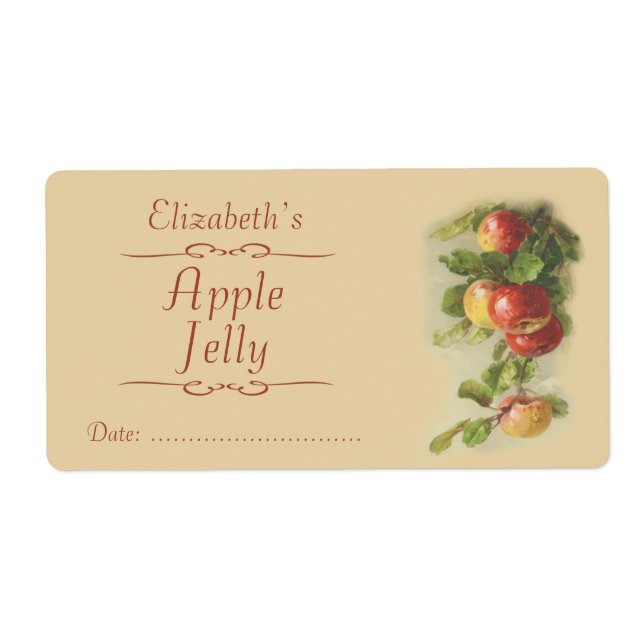 Apple Canning label (Front)