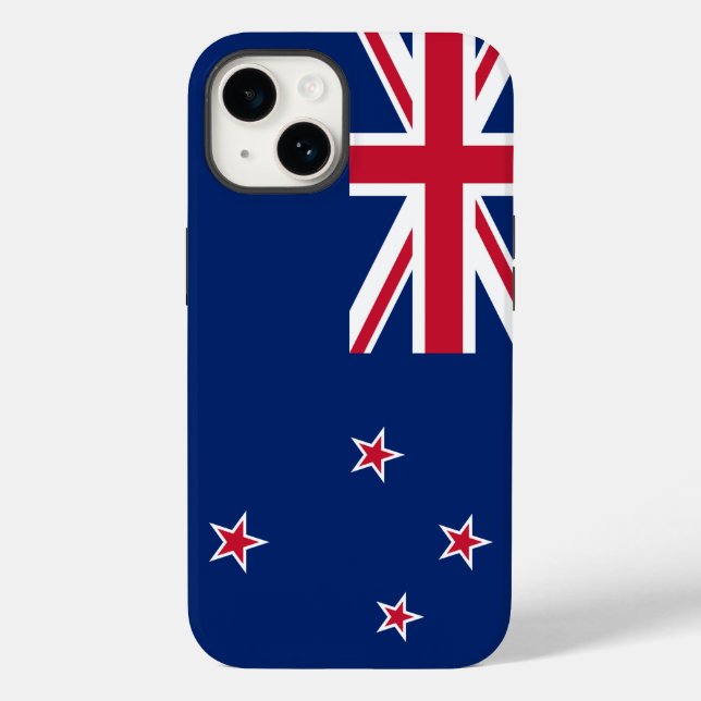 Apple Case-Mate, New Zealand flag Case-Mate iPhone Case (Back)