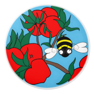 Apple Ceramic Knob