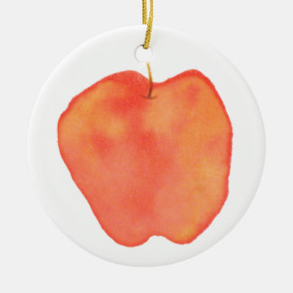 Apple Ceramic Ornament