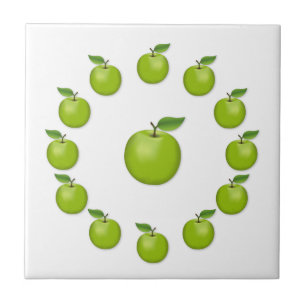 Apple Ceramic Tile