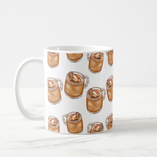 Apple Cider Glasses Coffee Mug (Left)