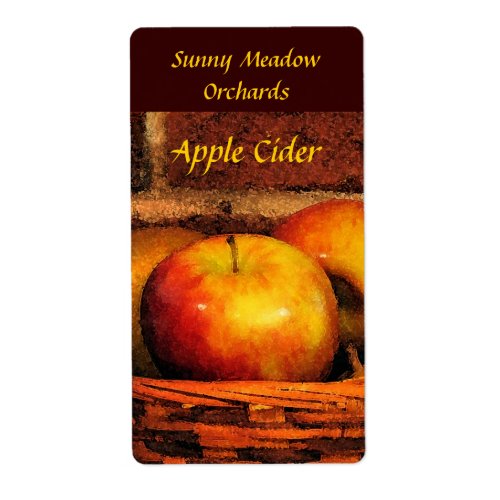 Apple Cider Labels