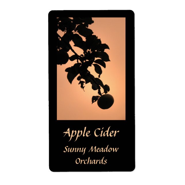 Apple Cider Labels (Front)