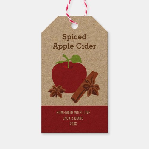 Apple Cinnamon Anise Gift Tags