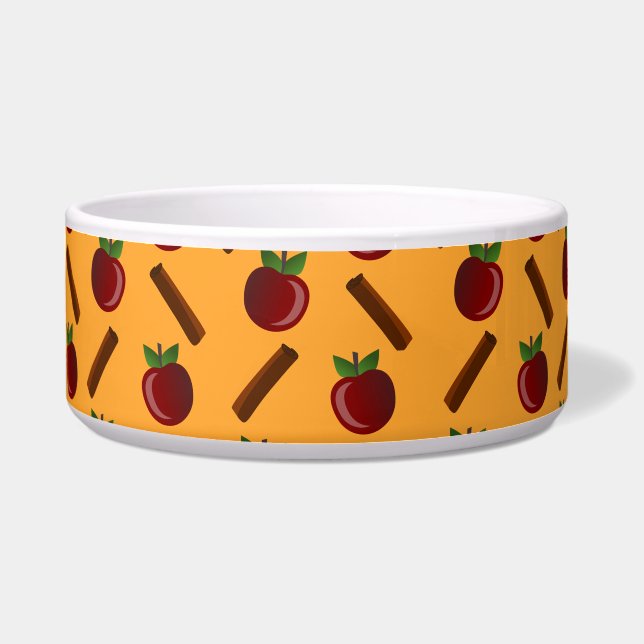 Apple Cinnamon Pattern Bowl (Front)