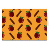 Apple Cinnamon Pattern Cards (Front Horizontal)