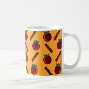 Apple Cinnamon Pattern Coffee Mug
