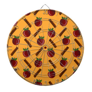 Apple Cinnamon Pattern Dart Board