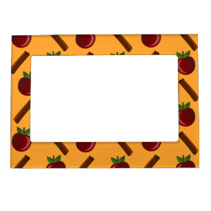 Apple Cinnamon Pattern Magnetic Frame