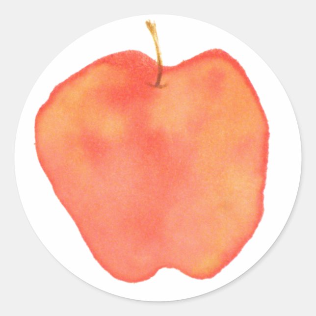 Apple Classic Round Sticker (Front)