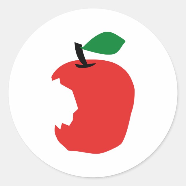 Apple Classic Round Sticker (Front)