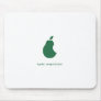 apple competion-pear mousepad