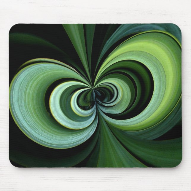 Apple core in green! mouse pad (Front)
