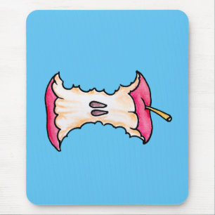 Apple core mouse pad