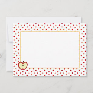 Apple Cores Personal Stationery Note Card
