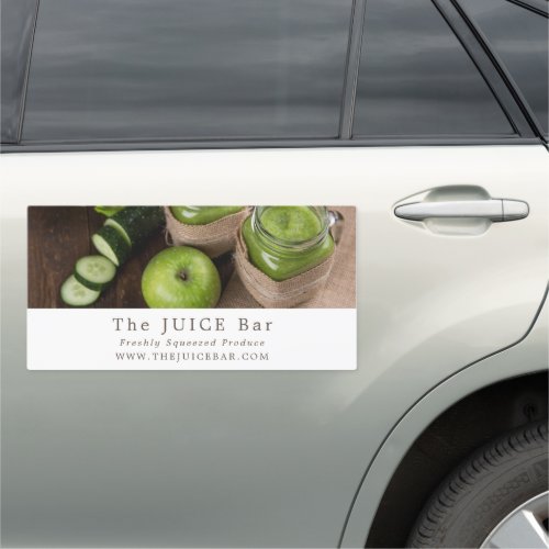 Apple  Cucumber Juice Bar Car Magnet