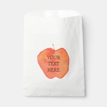 Apple Custom Favor Bag by scribbleprints at Zazzle