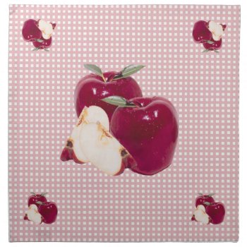 Apple Design American Mojo Napkins by Lynnes_creations at Zazzle