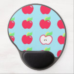 Apple Design Gel Mouse pad<br><div class="desc">Product Details Style: Gel Mousepad Decorate your office or home with a custom contoured oval mouse pad! Featuring an ergonomic gel-pad wrist support and non-skid black plastic base, this mouse pad will look great with your images, text, or designs. •Size: 9 1/8" x 10 1/4" •Vibrant, full-color printing •Dust and...</div>