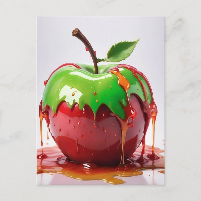 Apple Digital Art Postcard (Front)