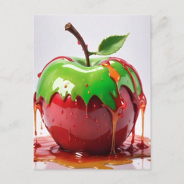 Apple Digital Art Postcard (Front)