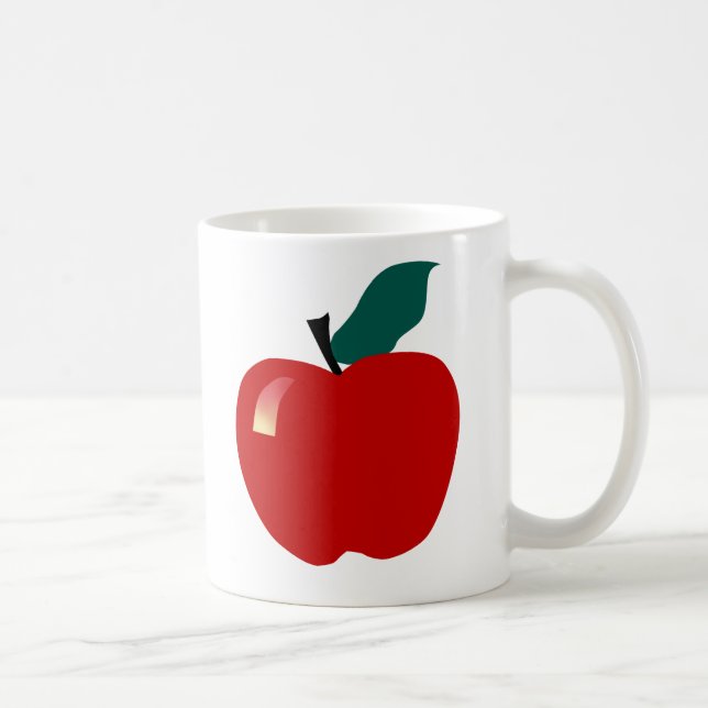 Apple, Educational Coffee Mug (Right)
