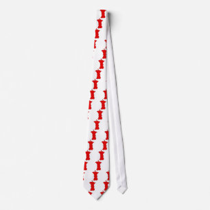 Apple Face Optical Illusion Tie