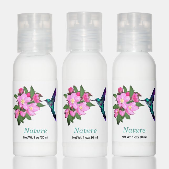 Apple flowers and hummingbird hand lotion (Set)