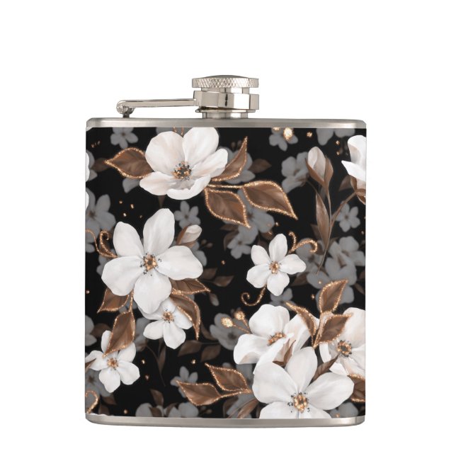 Apple flowers flask (Front)