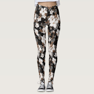 Apple flowers leggings