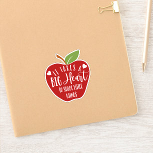 Apple for teacher sticker