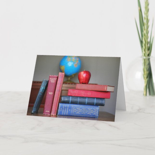 Apple for the Teacher Card (Front)