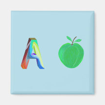Apple Fridge Magnet