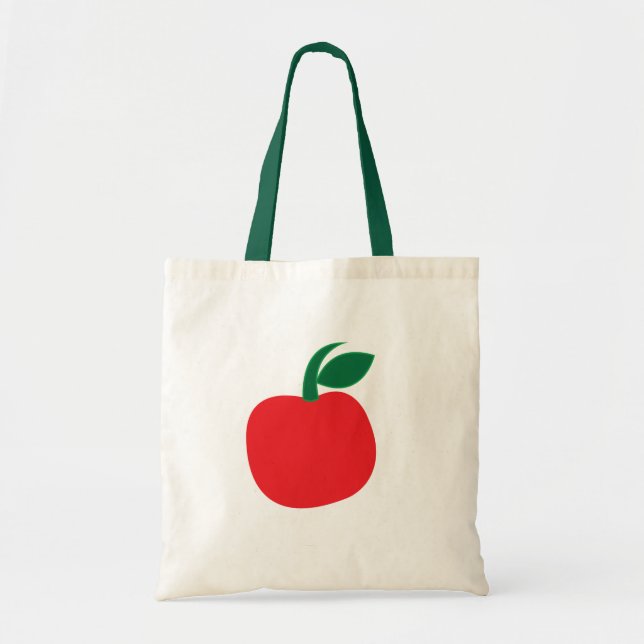 Apple Fruit Apple Tote Bag (Front)