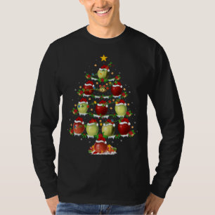 Apple Fruit Lover Xmas Lighting Apple Christmas Tr T-Shirt