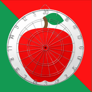 Apple Fruit Red Dart Board