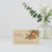 Apple fruit sales business card (Standing Front)