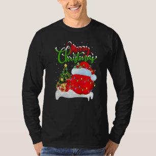 Apple Fruit Xmas Decorations Santa Apple Christma T-Shirt