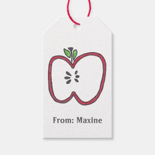 Apple Gift Tag