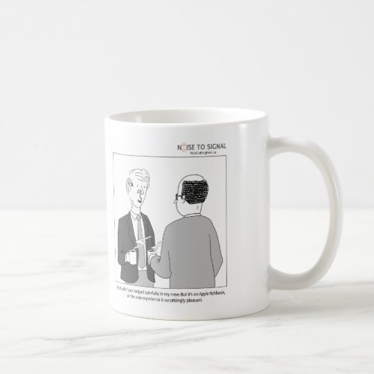 Apple: great (ouch!) user experience coffee mug